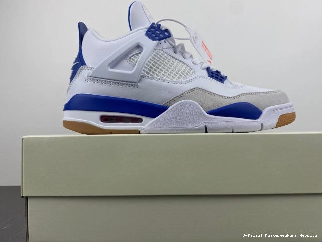 Official Maikesneakers SB Jordan 4 DR5415-140 Retro Blue Pine 0713
